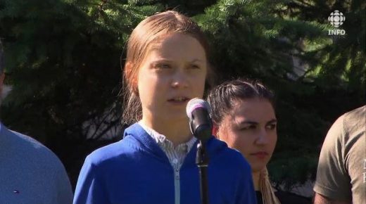 Greta thunberg à Montréal