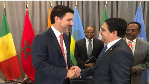 Rencontre entre Trudeau et le ministre des affaires étrangères du Maroc, Monsieur Bourita