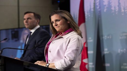 Chrystia Freeland va remplacer Bill Morneau aux Finances