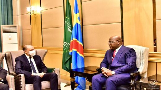 M. Jazouli remet à Kinshasa un message de SM le Roi au président Tshisekedi