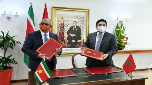 LE SURINAME ANNONCE L’OUVERTURE PROCHAINE D’UNE AMBASSADE À RABAT ET D’UN CONSULAT À DAKHLA