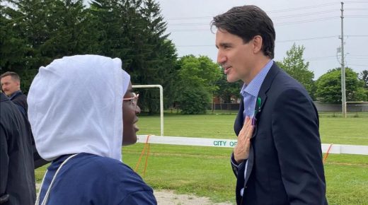 Justin Trudeau a participé à une marche contre l’islamophobie à London