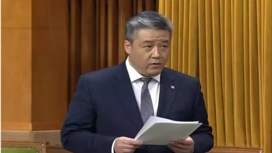 Le député fédéral Han Dong envoie à Global un avis de diffamation