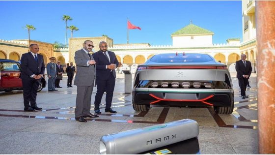 Présentation à SM le Roi d’un modèle de la 1ère marque automobile grand public marocaine et du prototype de véhicule à hydrogène d’initiative marocaine