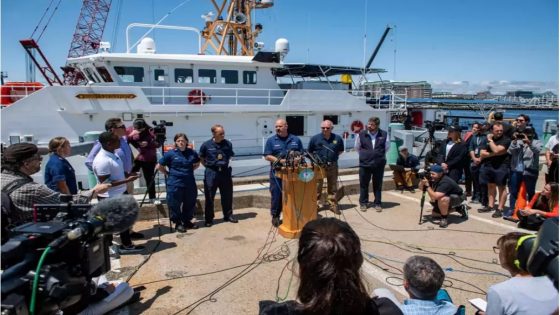 Des « débris » retrouvés dans l’Atlantique près de l’épave du Titanic