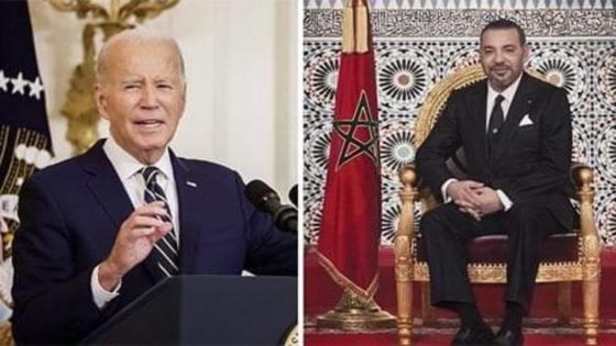 SM le Roi reçoit un appel téléphonique du Président Biden