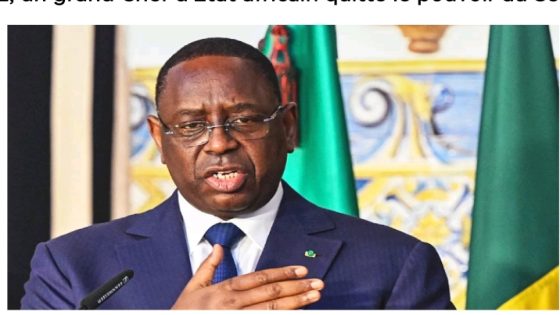 Macky SALL, un grand Chef d’État africain quitte le pouvoir au Sénégal