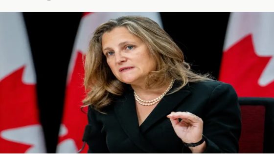 Des discussions « fructueuses » avec le Bloc et le NPD, dit Chrystia Freeland