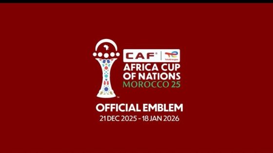 CAN 2025 : Le logo officiel de la Coupe d’Afrique Maroc dévoilé