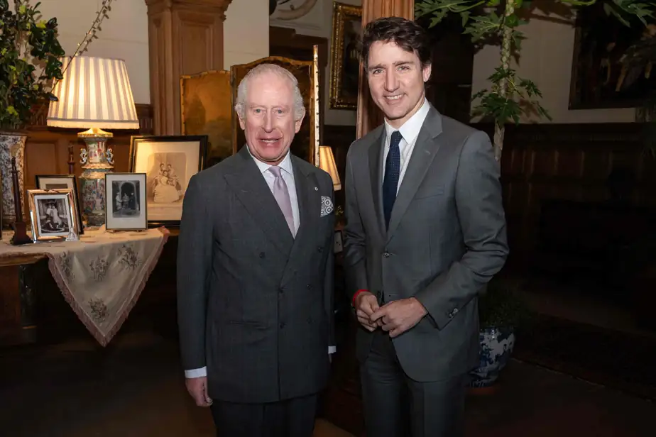 Justin Trudeau a rencontré le roi Charles III