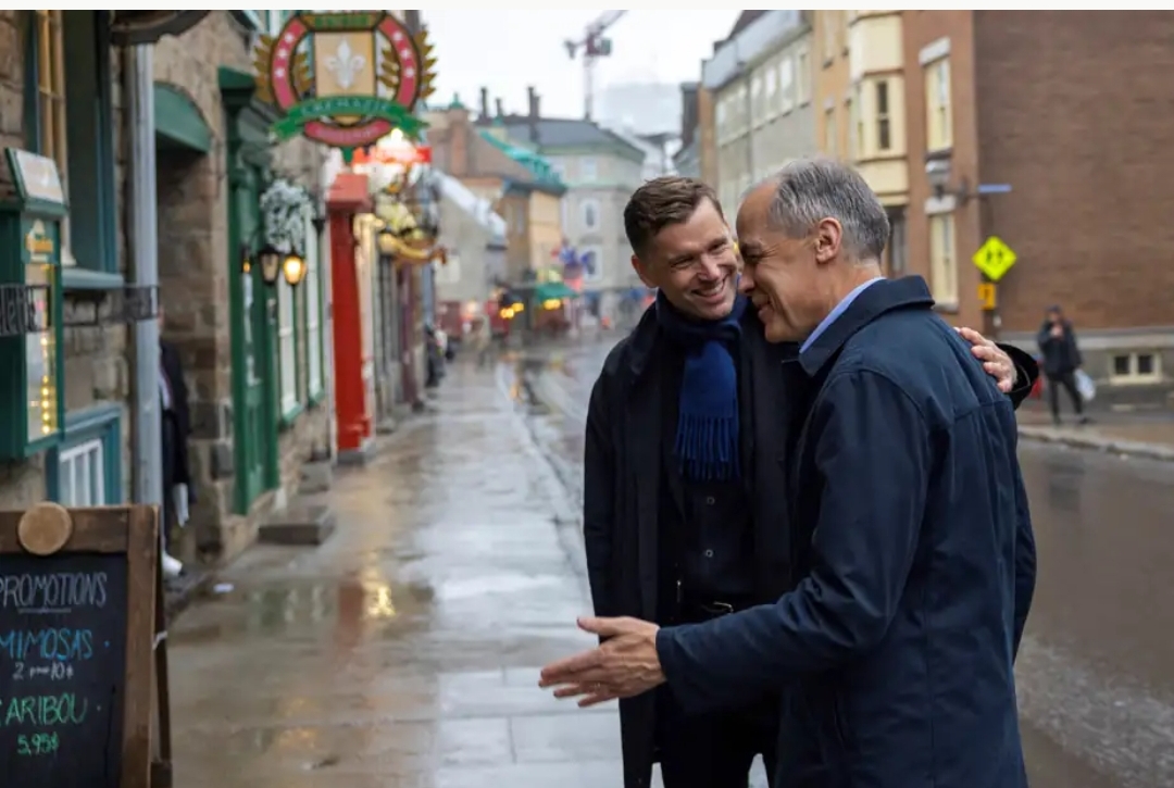 Mark Carney rencontre Bruno Marchand