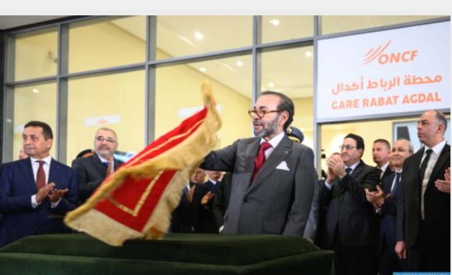 SM le Roi lance à Rabat les travaux de réalisation de la Ligne à Grande Vitesse Kénitra-Marrakech