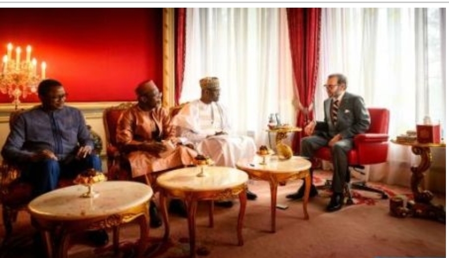 SM le Roi reçoit les ministres des Affaires étrangères des trois pays de l&rsquo;Alliance des États du Sahel