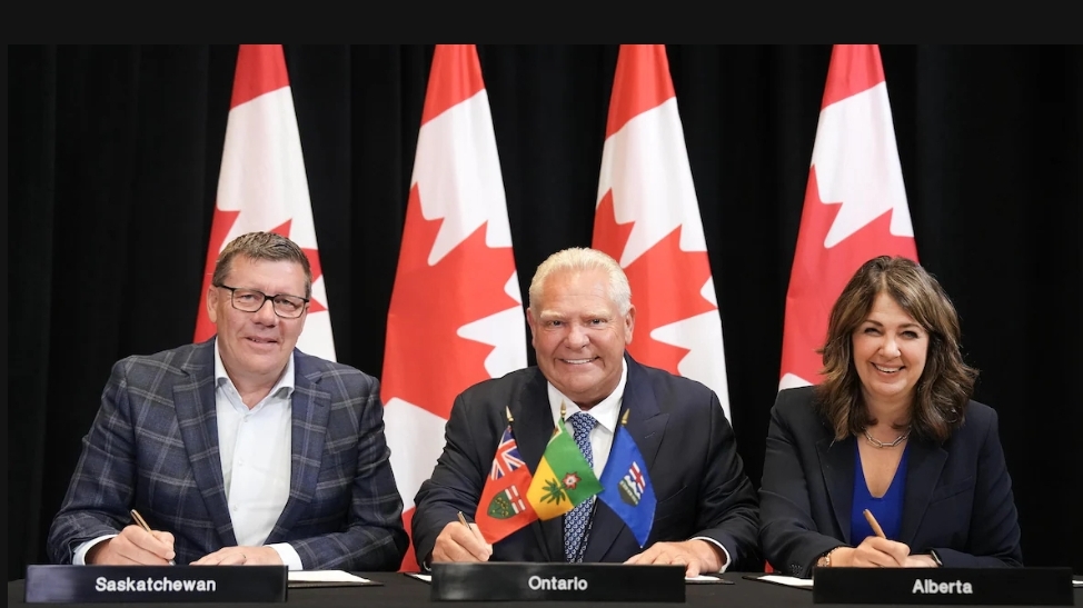 L’Ontario, la Saskatchewan et l’Alberta signent un accord en vue de réaliser un pipeline
