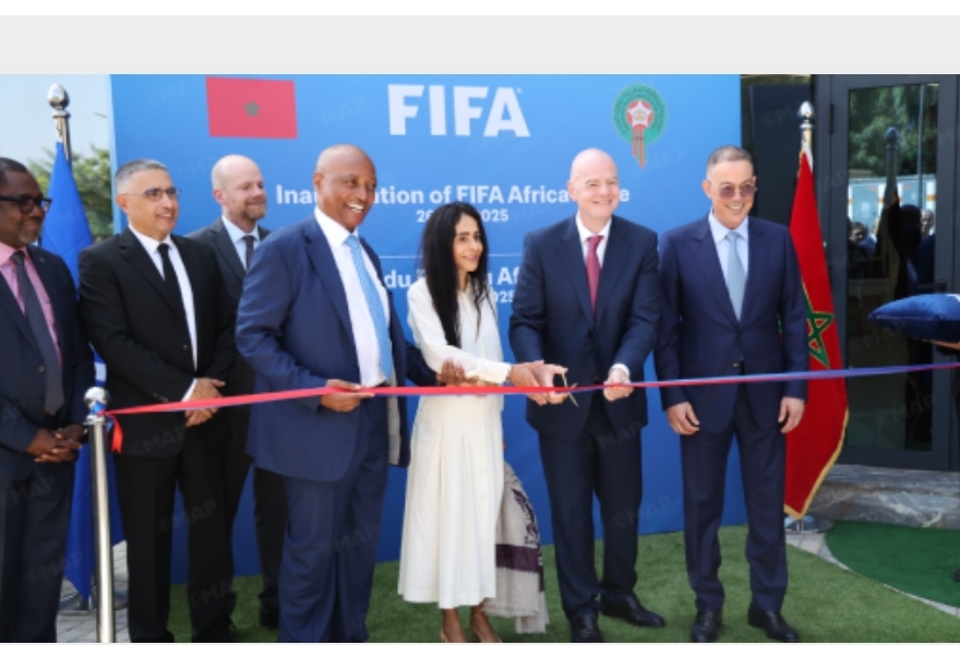 Salé : Inauguration au complexe Mohammed VI de football du bureau Afrique de la FIFA