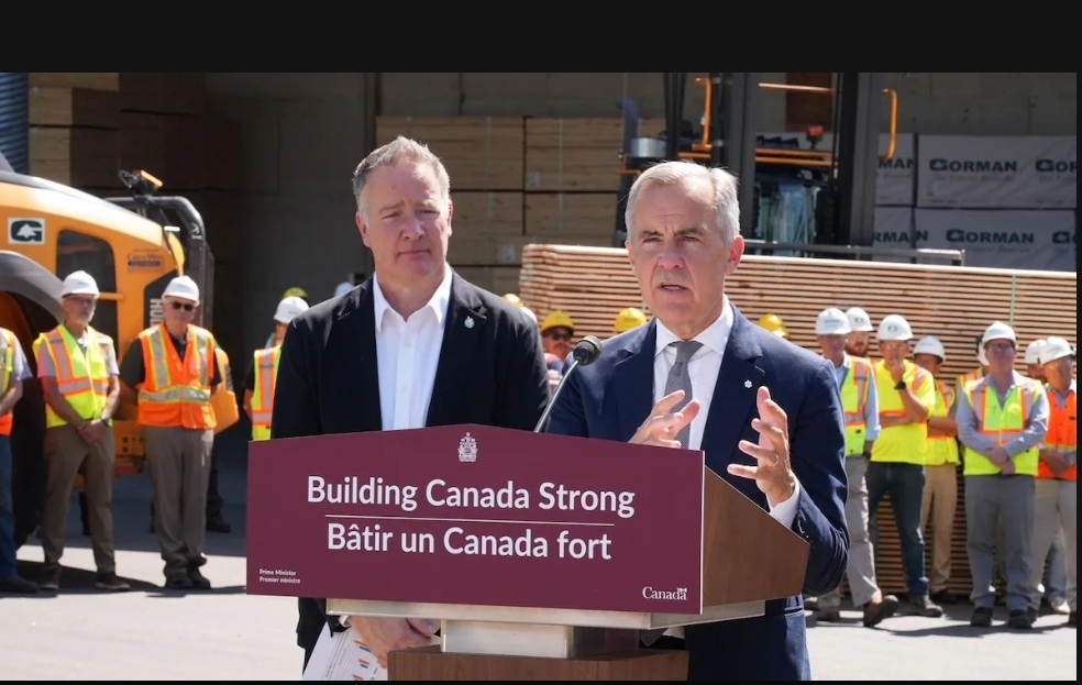 Mark Carney annonce jusqu’à 1,2 milliard $ pour soutenir l’industrie du bois d’œuvre