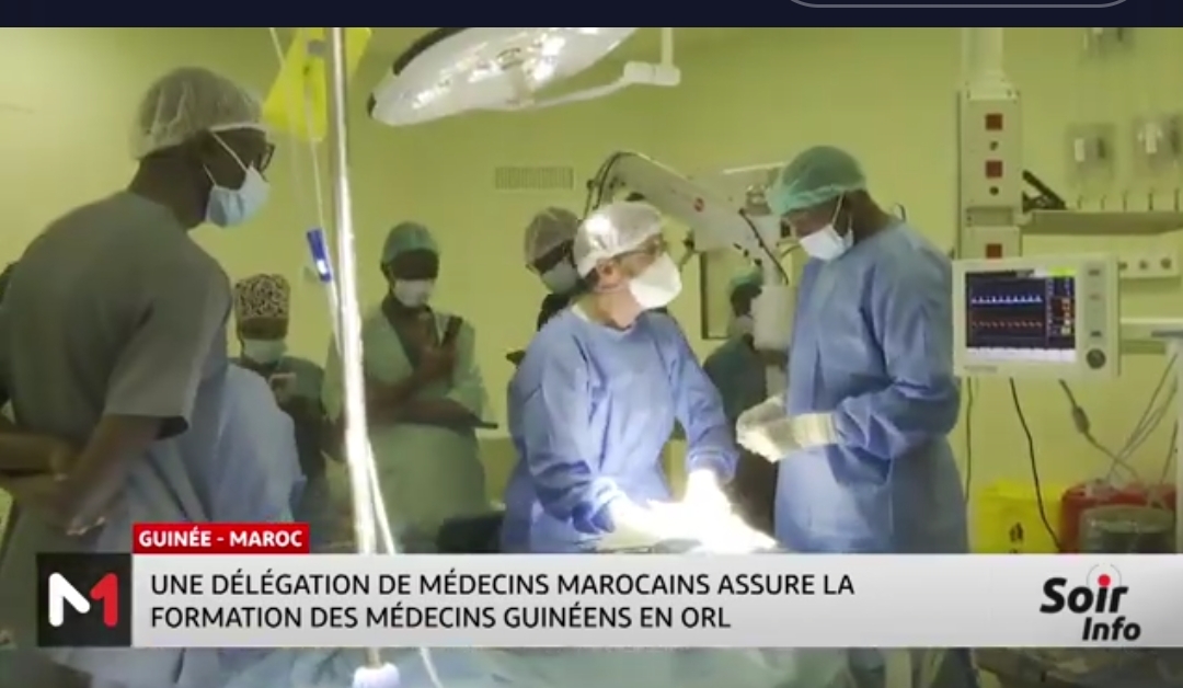 Une délégation de médecins marocains assure la formation des médecins guinéens en ORL
