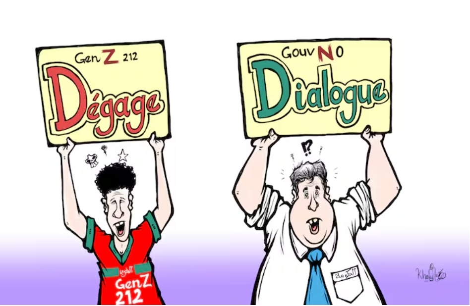 Main tendue, poing serré: le face-à-face entre gouvernement et GenZ212