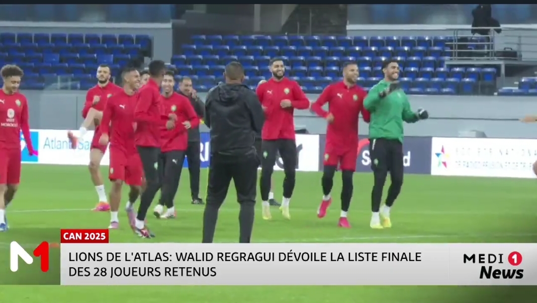 Football : Regragui dévoile sa liste de joueurs convoqués à CAN 2025 au Maroc