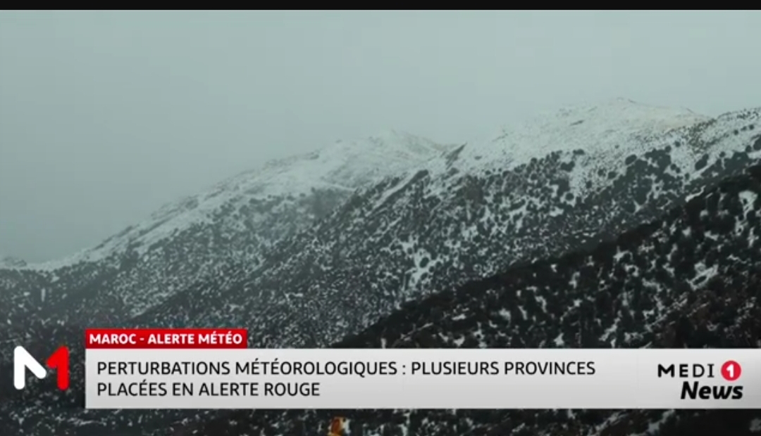 Alerte météo au Maroc : plusieurs provinces placée en alerte rouge