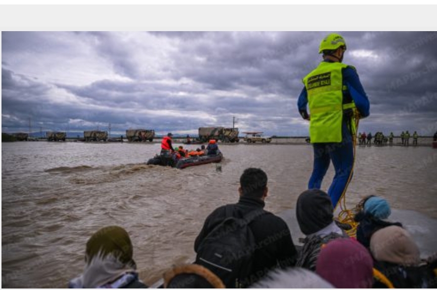 Intempéries: 154.309 personnes évacuées dans les communes exposées aux risques d’inondations (ministère de l’Intérieur)