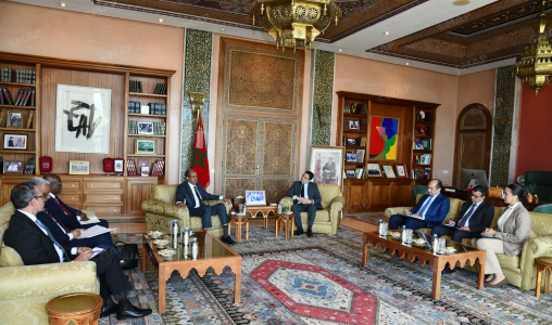 M. Bourita s’entretient à Rabat avec le Président de la Commission de l’UA