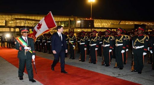 Justin Trudeau a quitté le canada pour Addis-Abeba