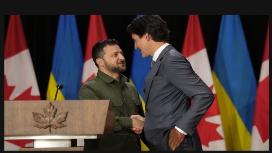 Justin Trudeau et Volodymyr Zelensky s’entretiennent au téléphone pour le Nouvel An