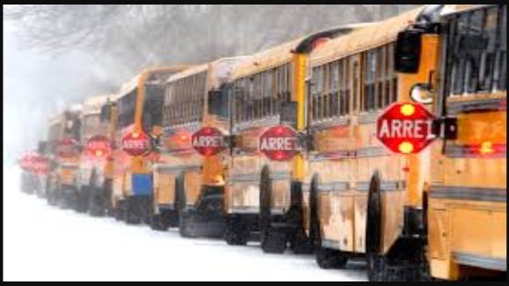 Glace, verglas et neige: des fermetures d’école annoncées