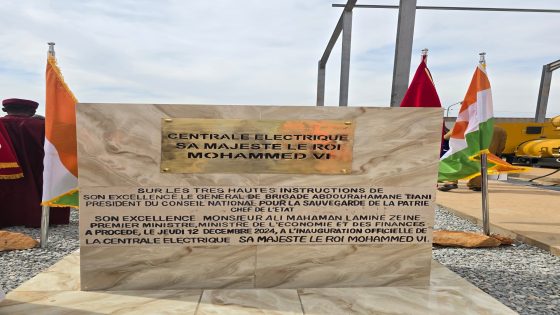 Inauguration à Niamey de la Centrale électrique « Sa Majesté le Roi Mohammed VI »