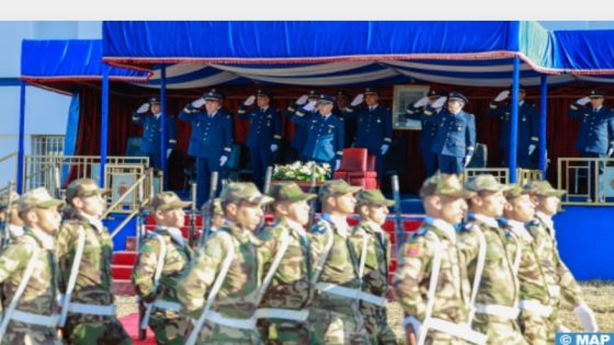 Service militaire: Cérémonie à la base aérienne de soutien général de Benslimane à l’occasion de la fin de la 1ère phase de formation du 39e contingent