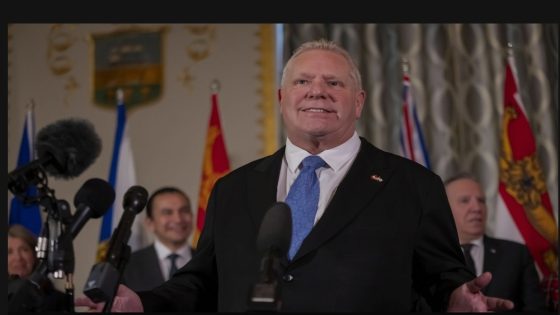 Doug Ford fait la promotion de son voyage critiqué à Washington