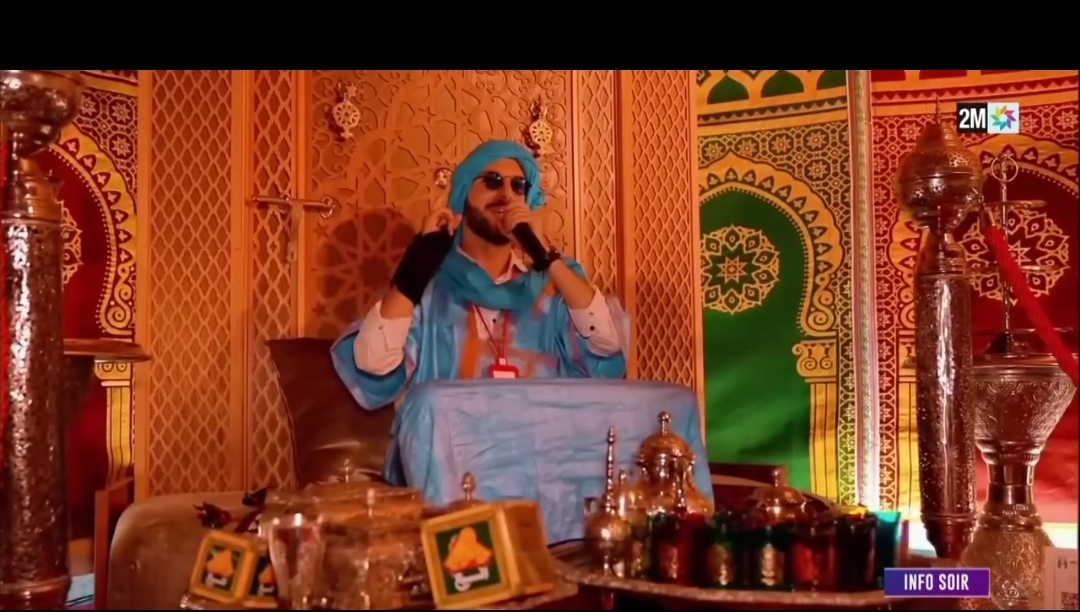 La tente marocaine d’Hespérides Arts et Cultures célébrant la richesse de la Culture et des traditions sahraouies