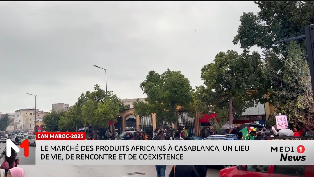 CAN 2025 : le marché des produits africains à Casablanca, un véritbale lieu de vie