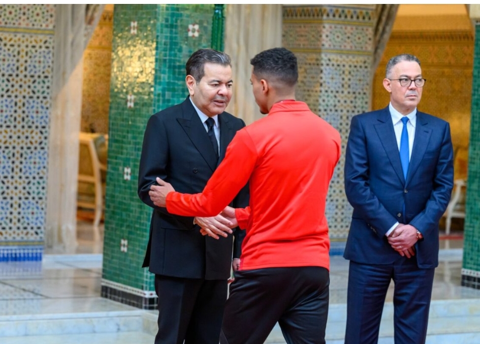 Sur Hautes Instructions de SM le Roi, SAR le Prince Moulay Rachid reçoit les membres de l’Équipe nationale de football, finaliste de la CAN Maroc-2025