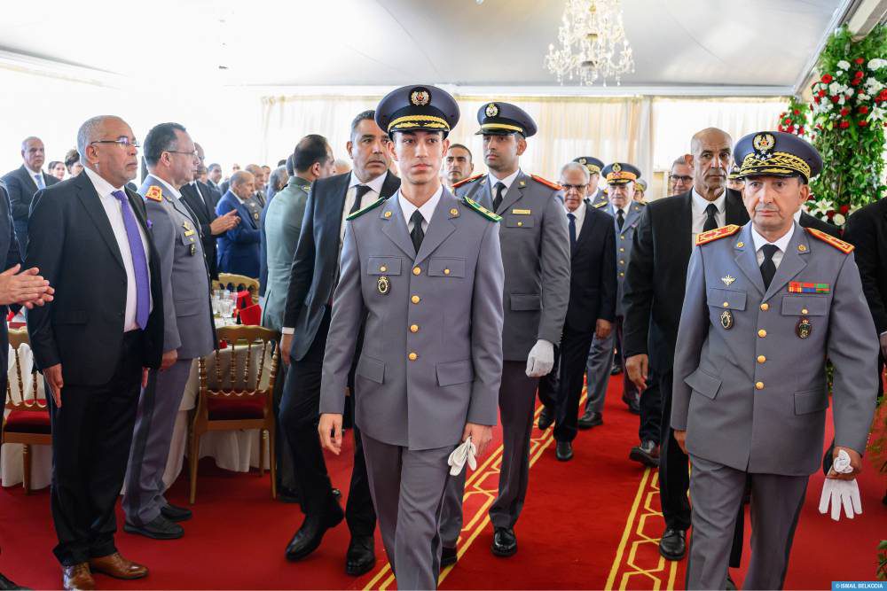 SAR le Prince Héritier Moulay El Hassan préside le déjeuner offert par SM le Roi à l’occasion du 70e anniversaire des FAR