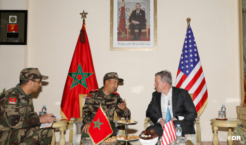 L’Inspecteur Général des FAR s’entretient avec le Secrétaire à l’armée de terre des Etats-Unis