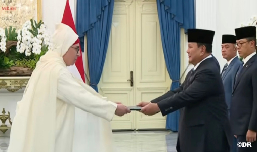L’Ambassadeur de Sa Majesté le Roi en Indonésie présente ses Lettres de créance au Président Prabowo Subianto