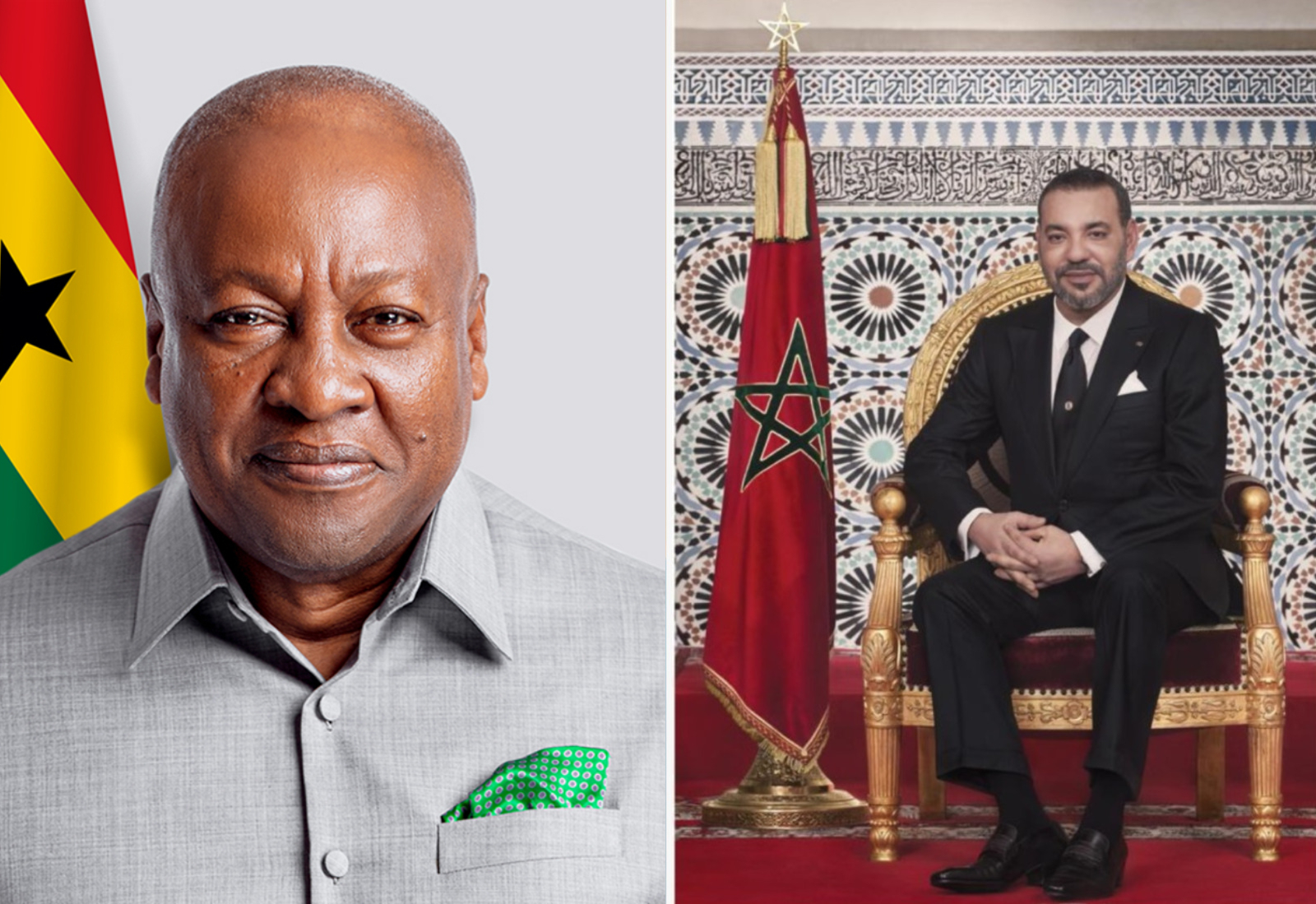 Le Président ghanéen transmet à Sa Majesté le Roi ses salutations fraternelles et exprime sa satisfaction des progrès réalisés dans le cadre de la coopération bilatérale avec le Maroc