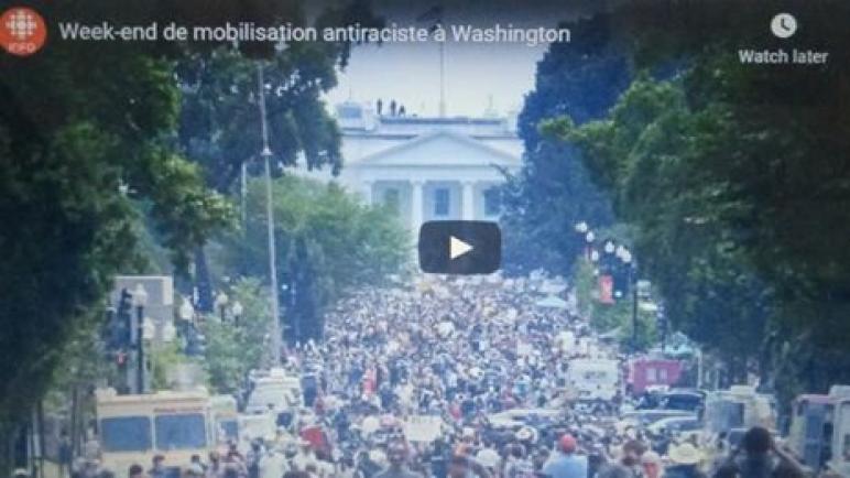 Week-end de mobilisation antiraciste à Washington