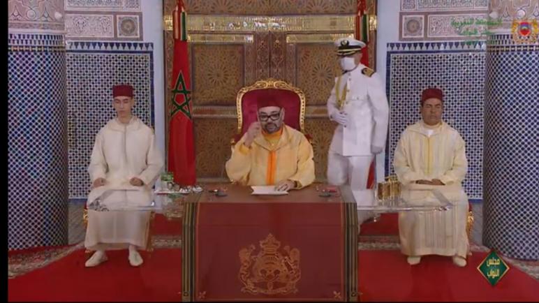 SM le Roi adresse un discours au Parlement à l’occasion de l’ouverture de la 1ère session de la 1ère année législative de la 11ème législature
